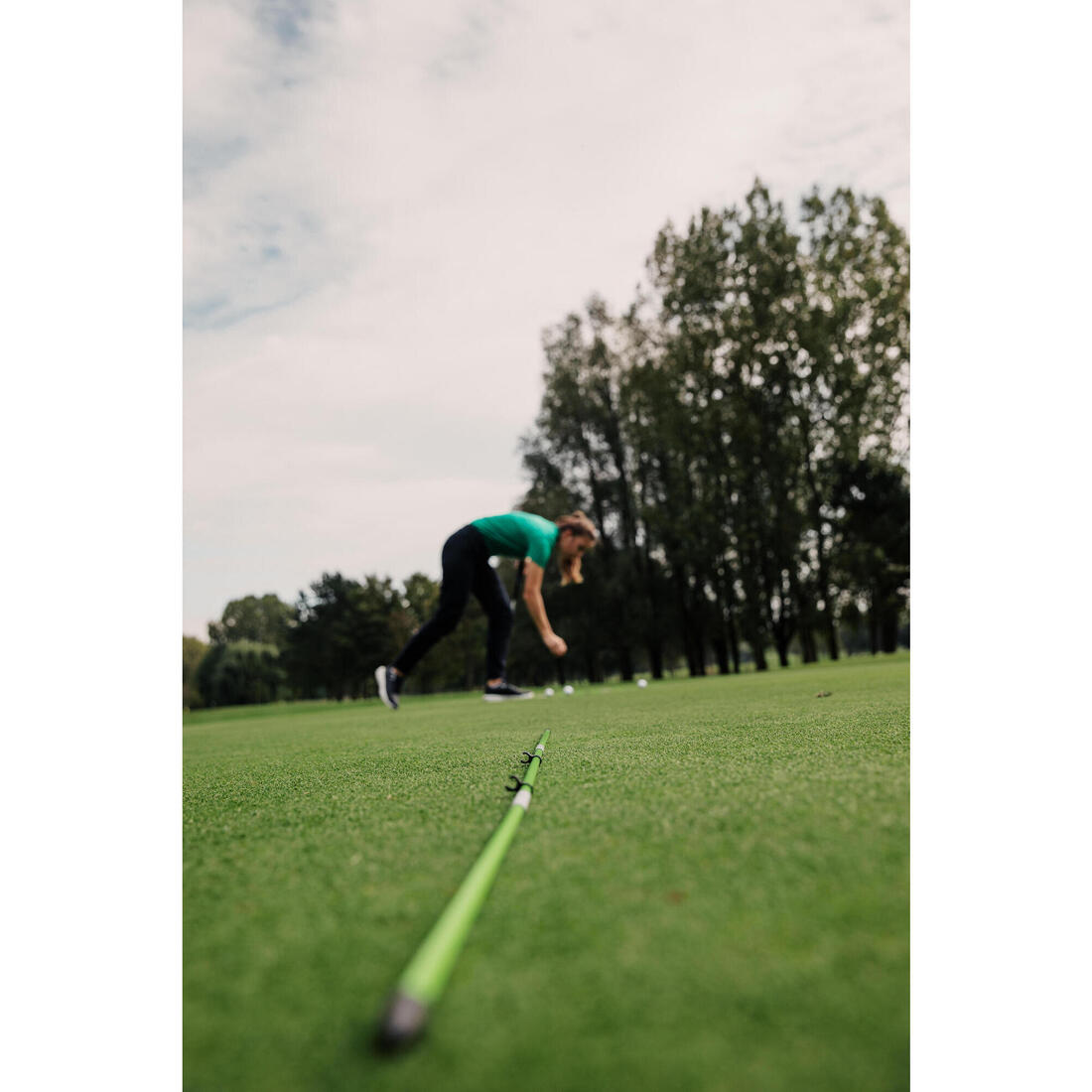 Baguettes d'alignement golf x2  - INESIS jaune