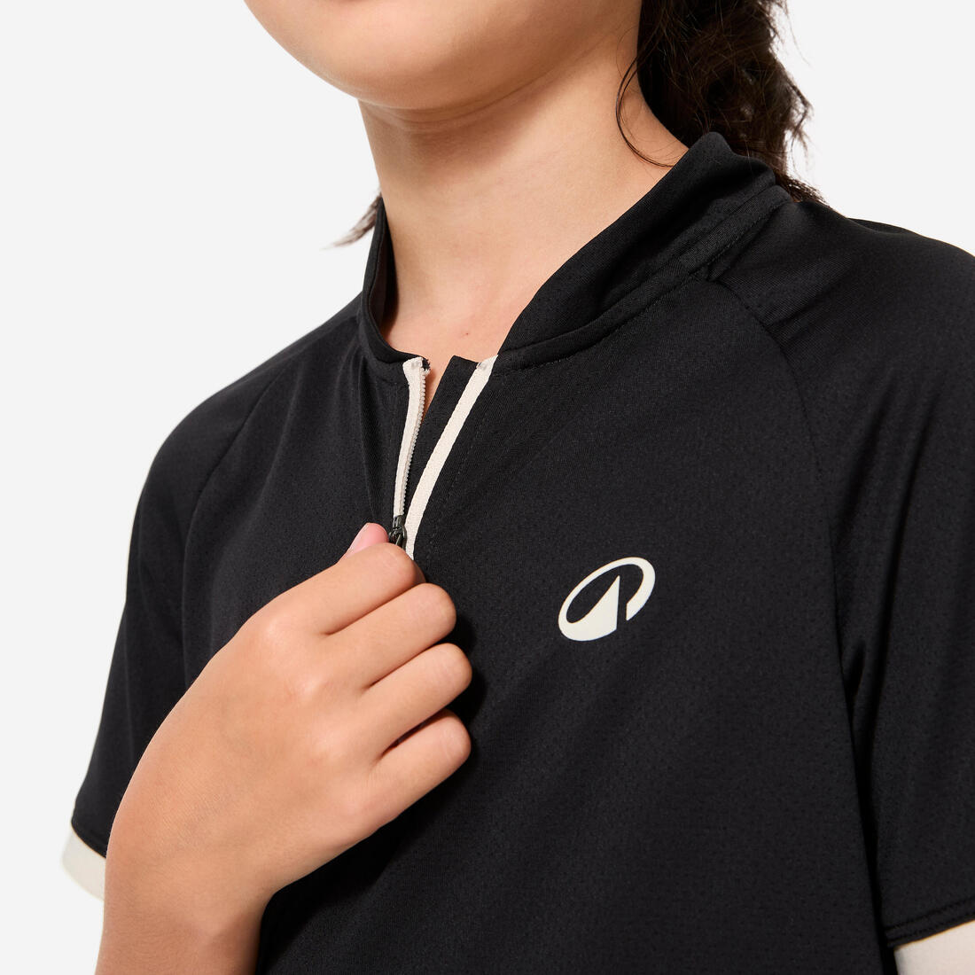 Maillot manches courtes vélo enfant 7-11 ans, 500