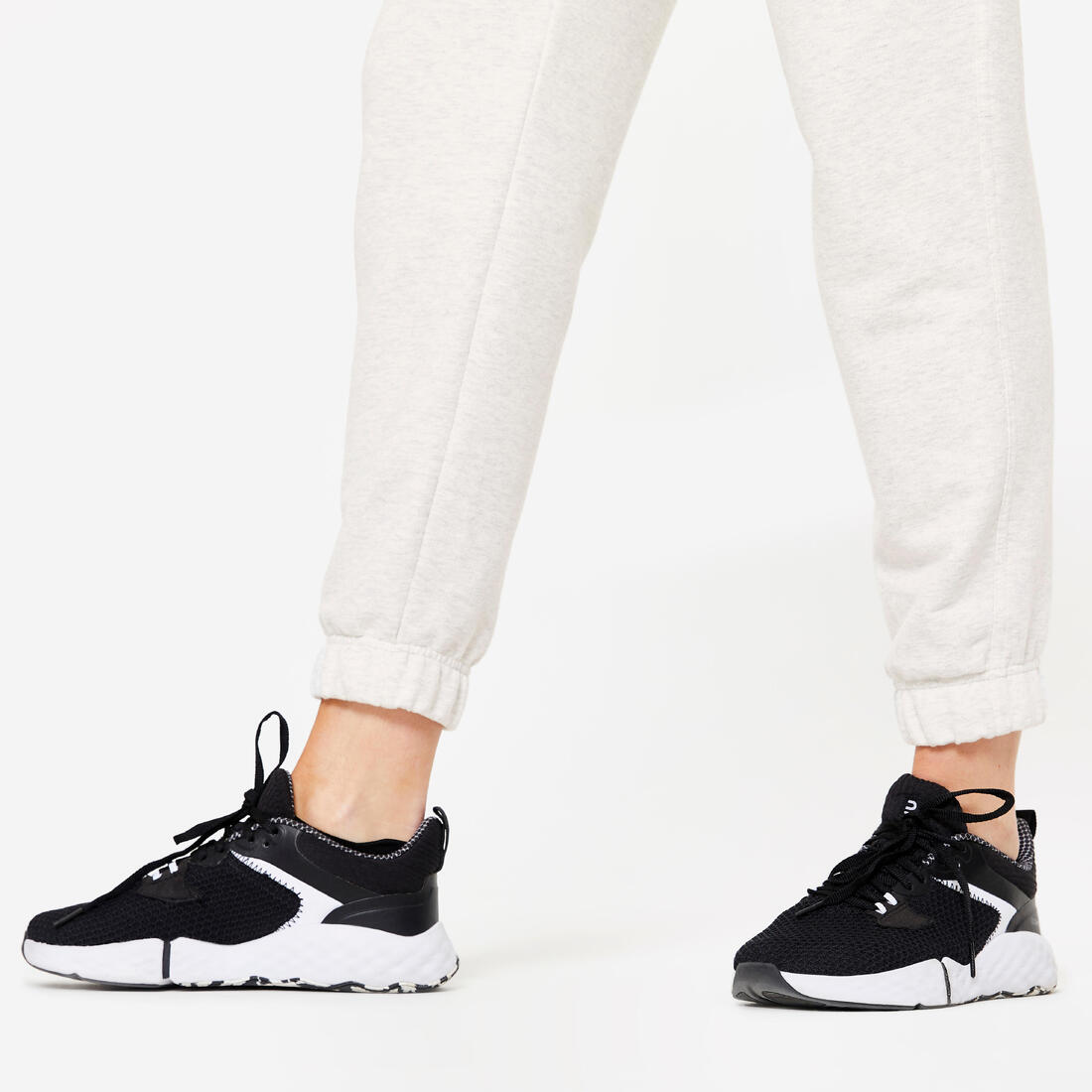 Pantalon de jogging droit en coton femme