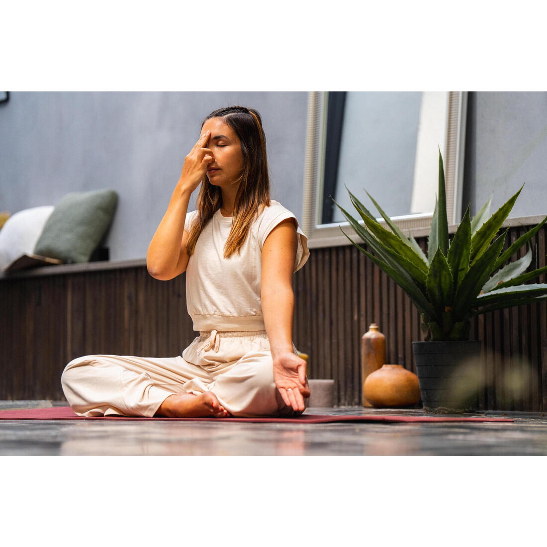 Ts crop loose yoga