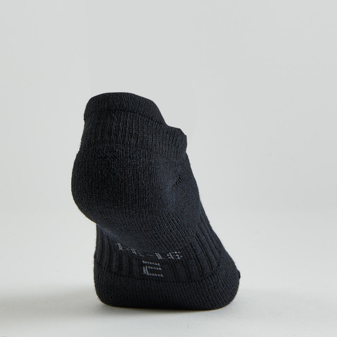 CHAUSSETTES BASSES ENFANT DECATHLON RS 500 NOIR NOIR GRIS EN LOT DE 3