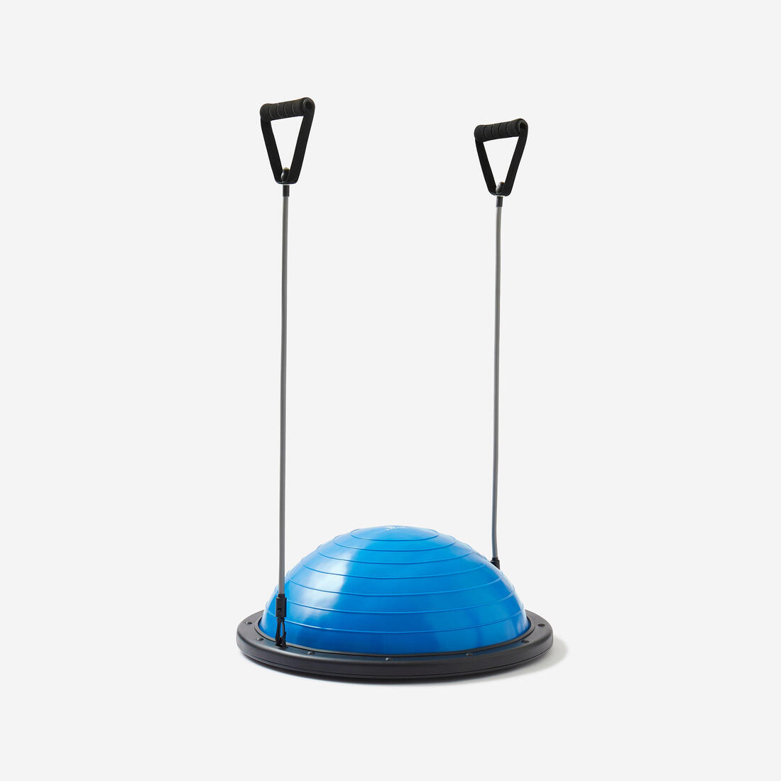 Station d'équilibre fitness réversible avec élastiques, bleu