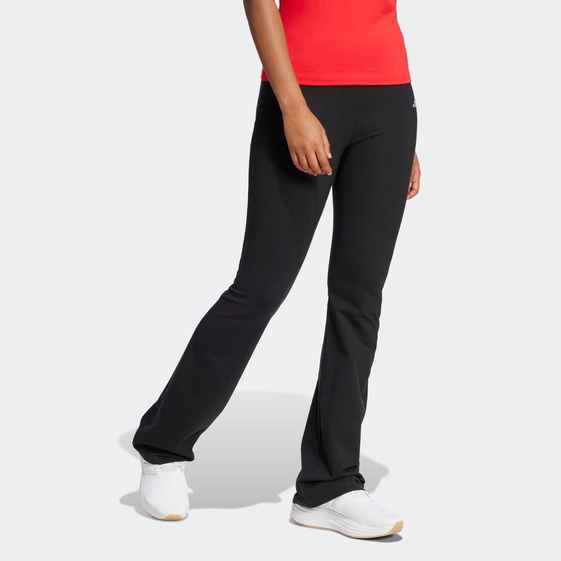 Pantalon de fitness évasé femme
