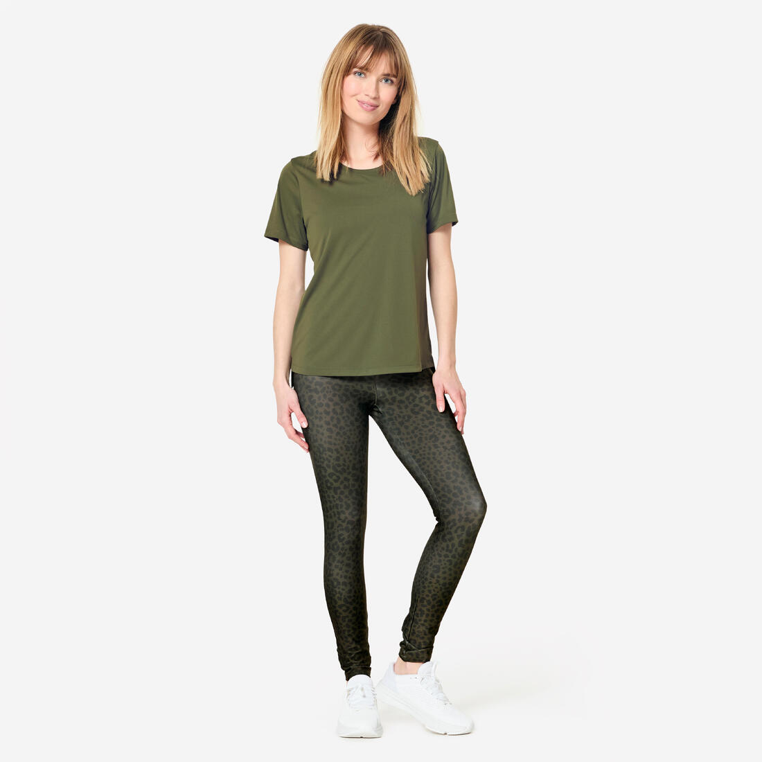 T-shirt fitness manches courtes femme