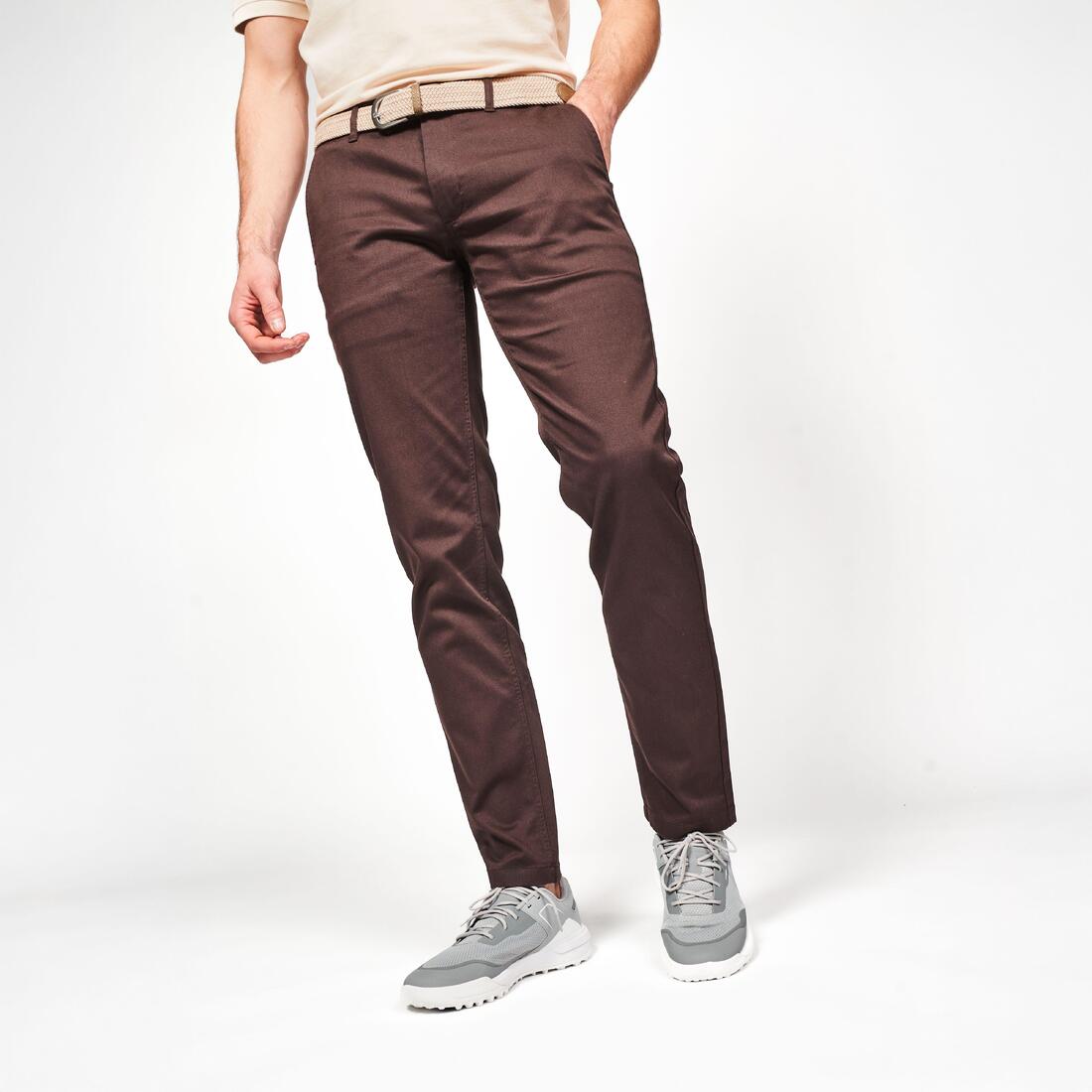 Pantalon de golf chino coton homme, MW500