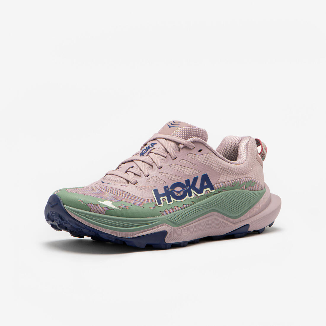 Chaussure de running trail femme, Hoka Torrent 4 violet vert