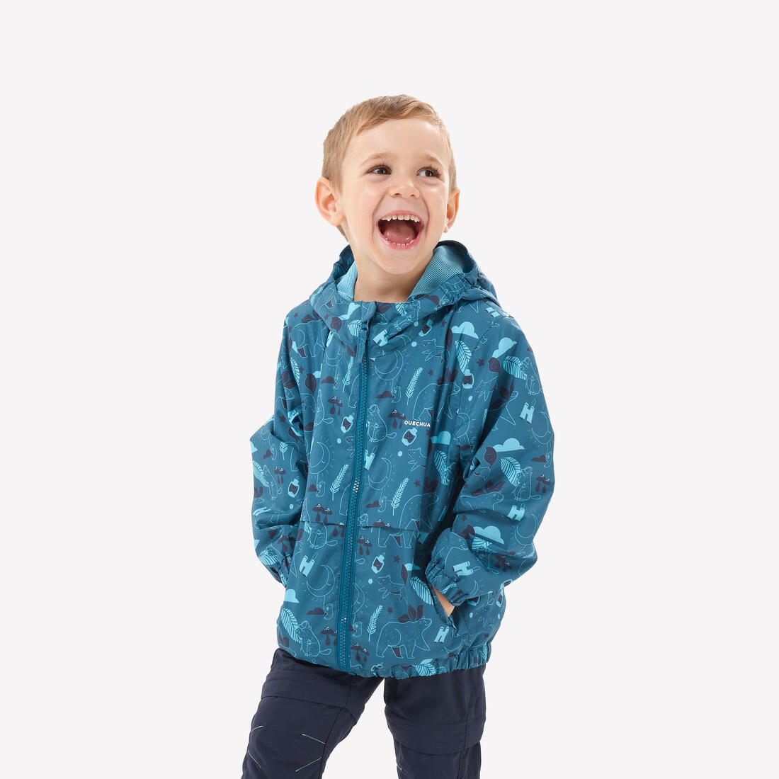 Veste de randonnée imperméable enfant 2-6 ans, MH500
