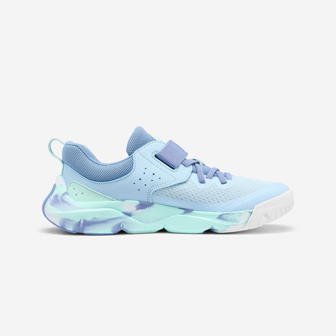 Chaussures de sport à scratch légères enfant, Playful Fast bleu et