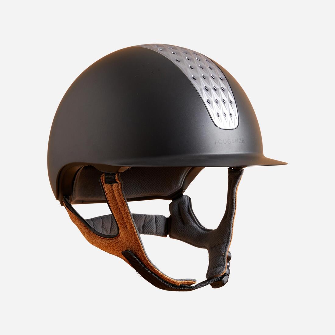 Casque équitation adulte et enfant - 520 noir mat