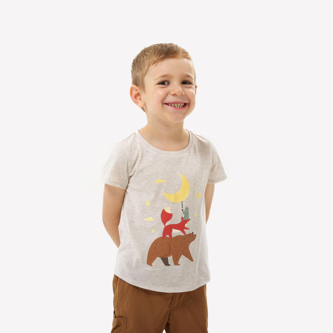 T-Shirt enfant MH100 vert - 2-6 ANS