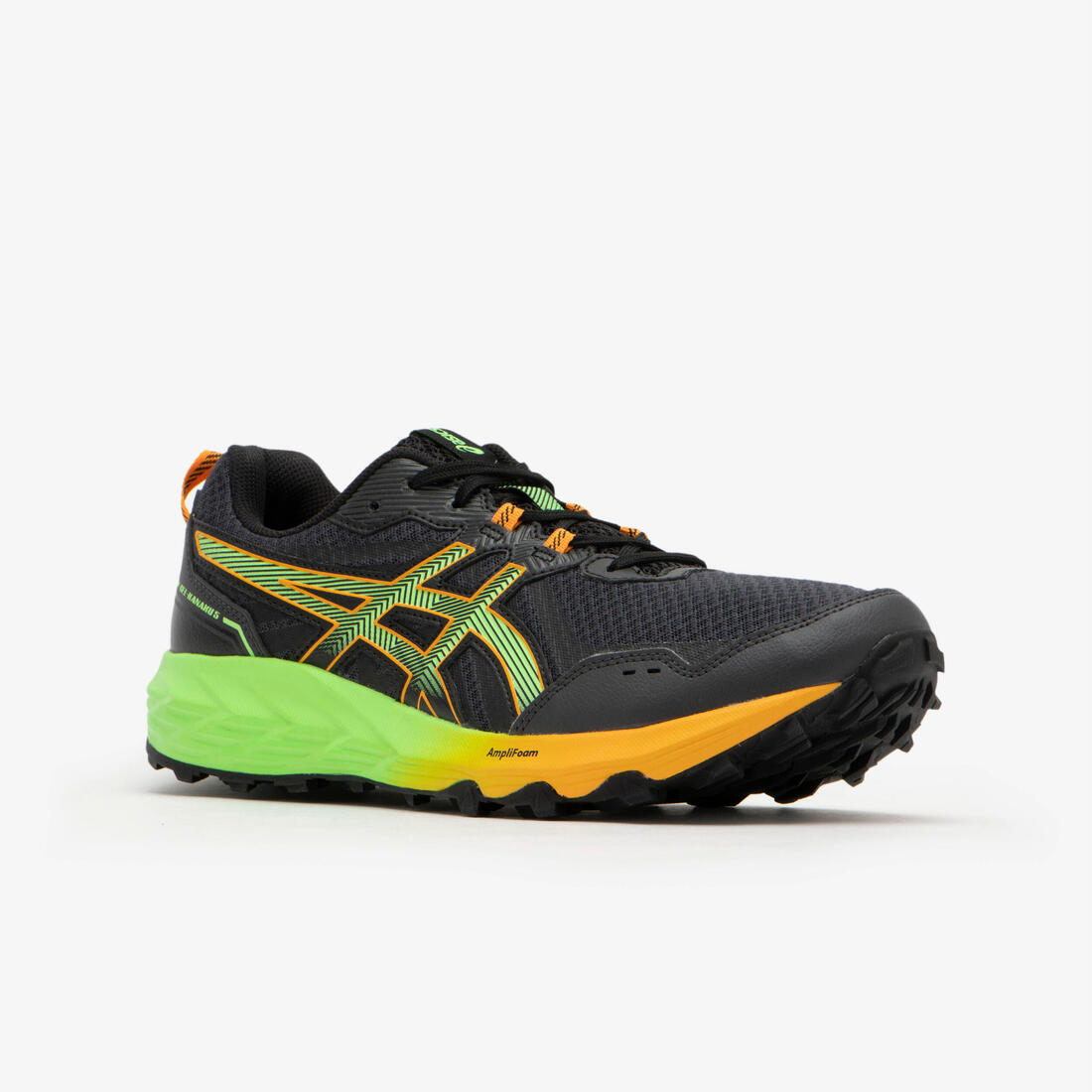 CHAUSSURES DE TRAIL RUNNING HOMME ASICS - GEL-KANAKU 5 NOIR JAUNE