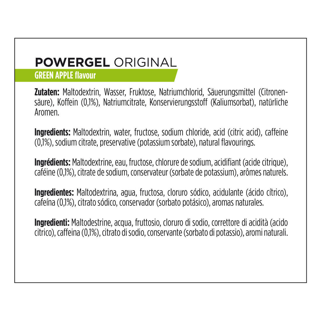 Gel énergétique POWER GEL pomme 41g