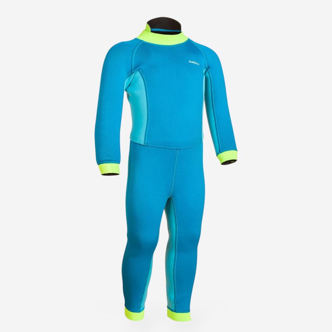 Combinaison Néoprène Natation  Jeune Enfant - TI WARM - Bleue