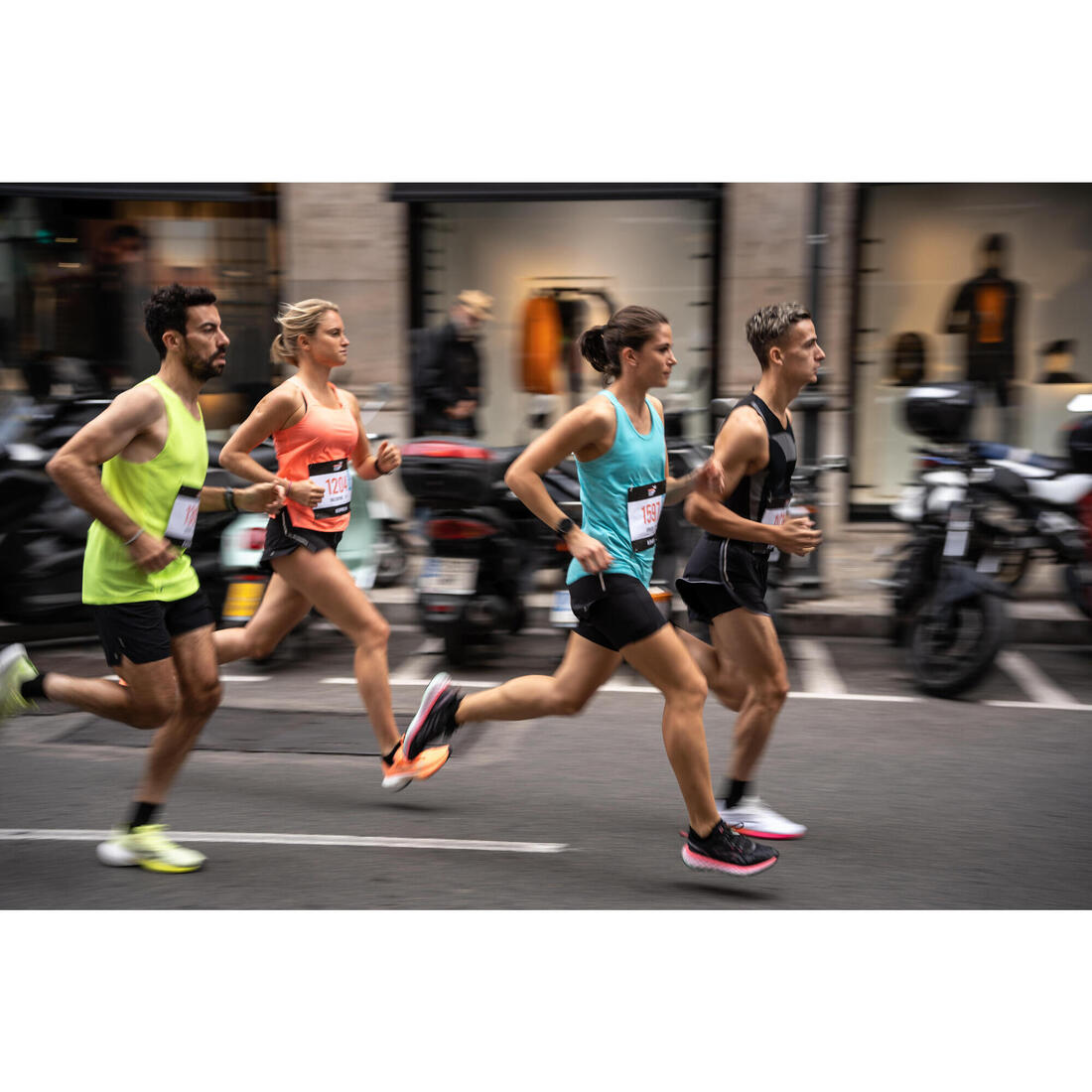 Débardeur running avec brassière intégrée femme - kiprun run 500 confort