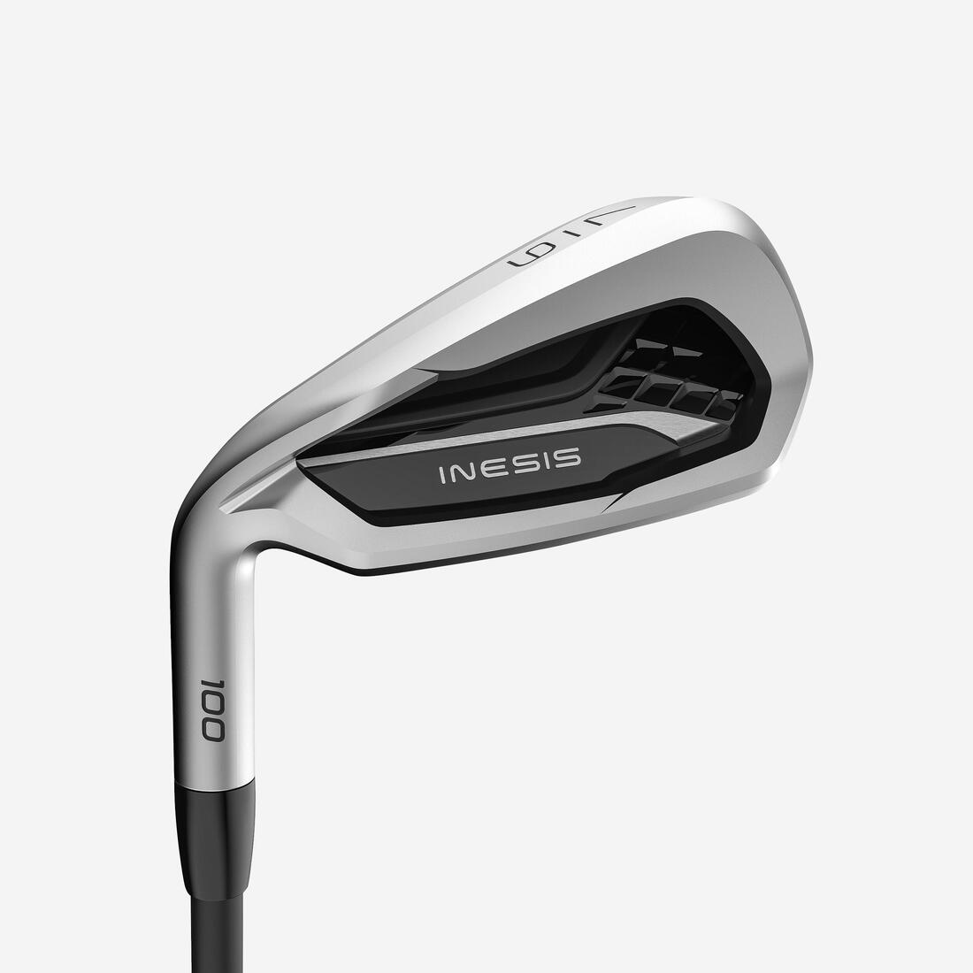 Fer à l'unité golf adulte gaucher taille 1 graphite - INESIS 100