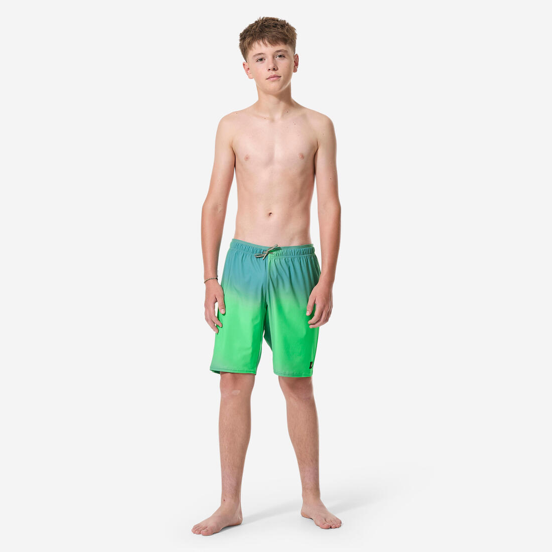 Short de bain long natation Garçon - 100 Hotu