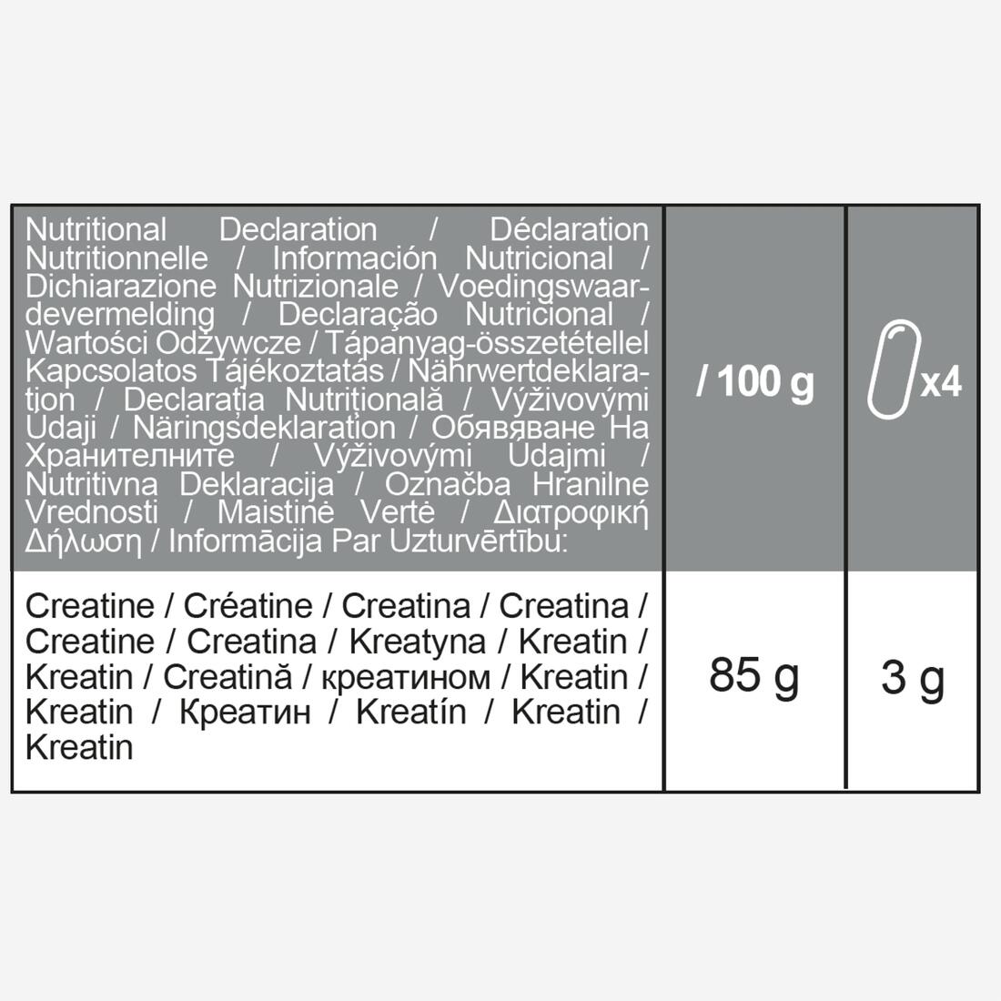Créatine monohydrate Creapure® goût neutre, 240 gélules