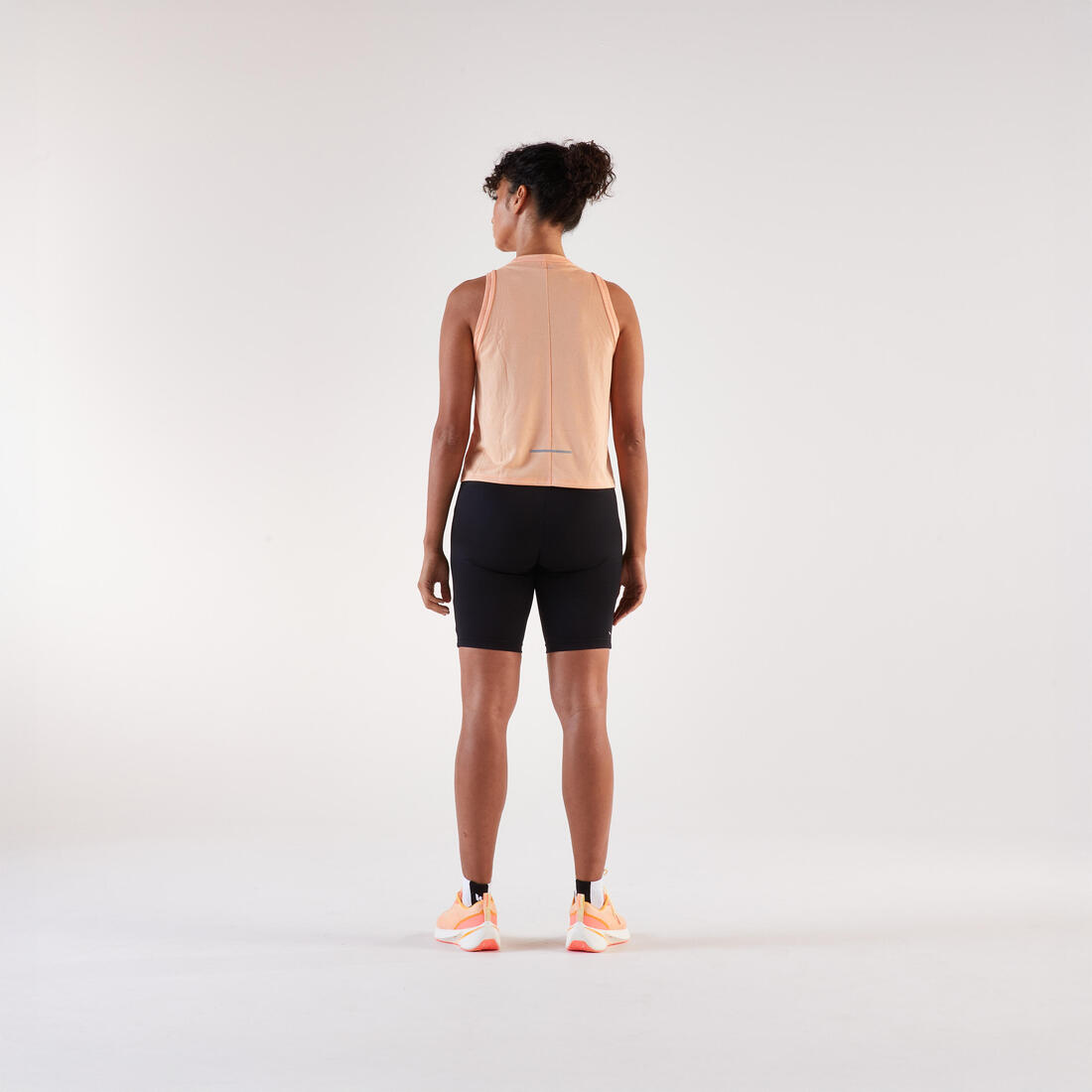 Débardeur court de running respirant femme - kiprun run 500 dry