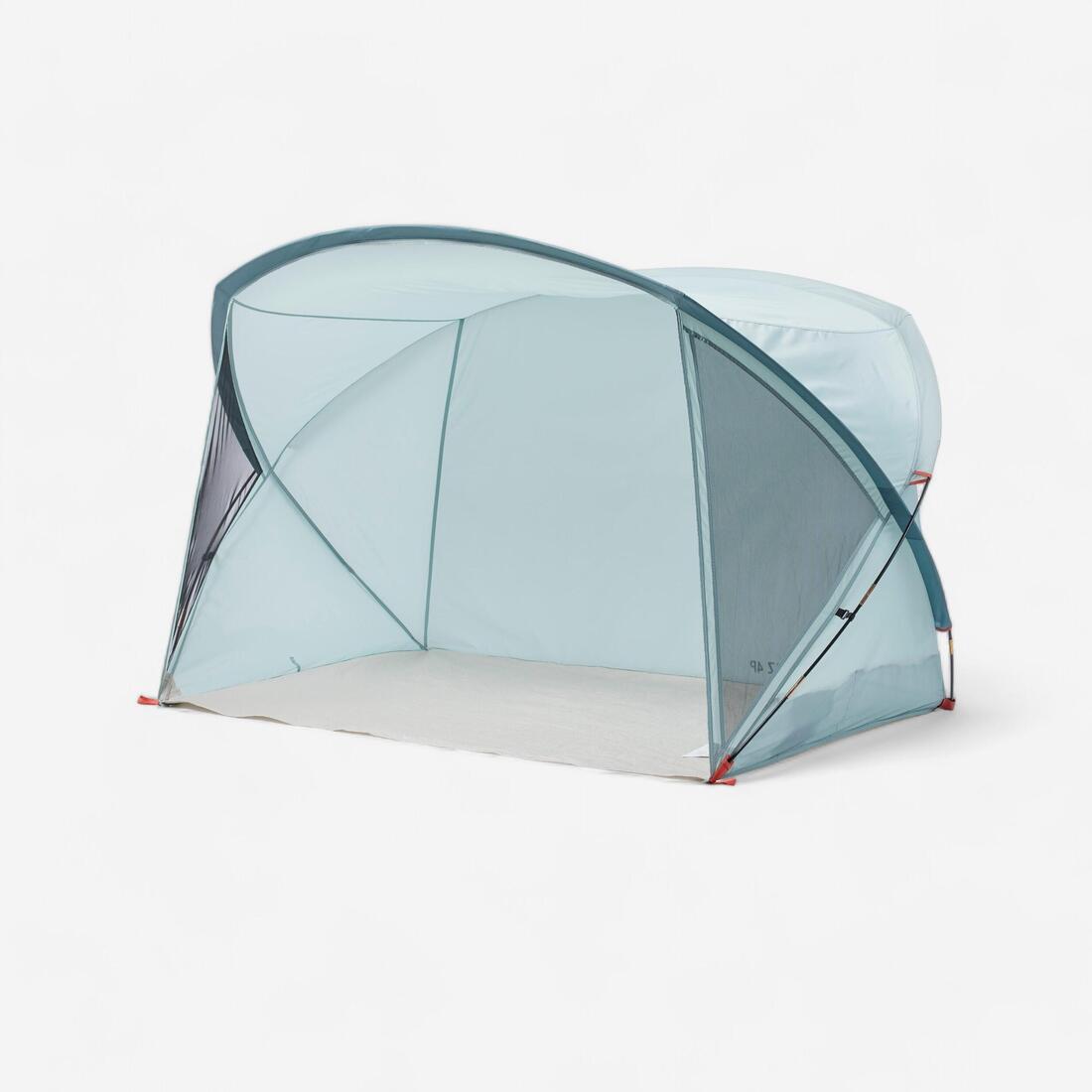 Abri à arceaux de camping - 4 places - Arpenaz 4P – vert givré