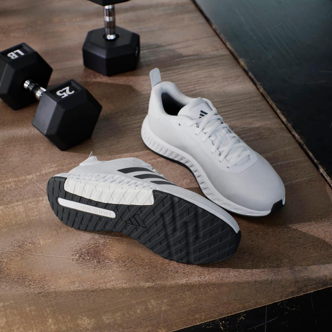 Chaussures Everyset fitness homme, blanc et noir