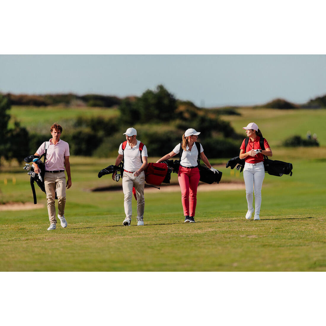 Pantalon de golf chino coton homme, MW500