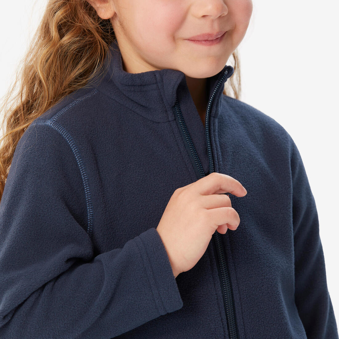 Veste polaire de randonnée enfant 2-6 ans, MH100 zip
