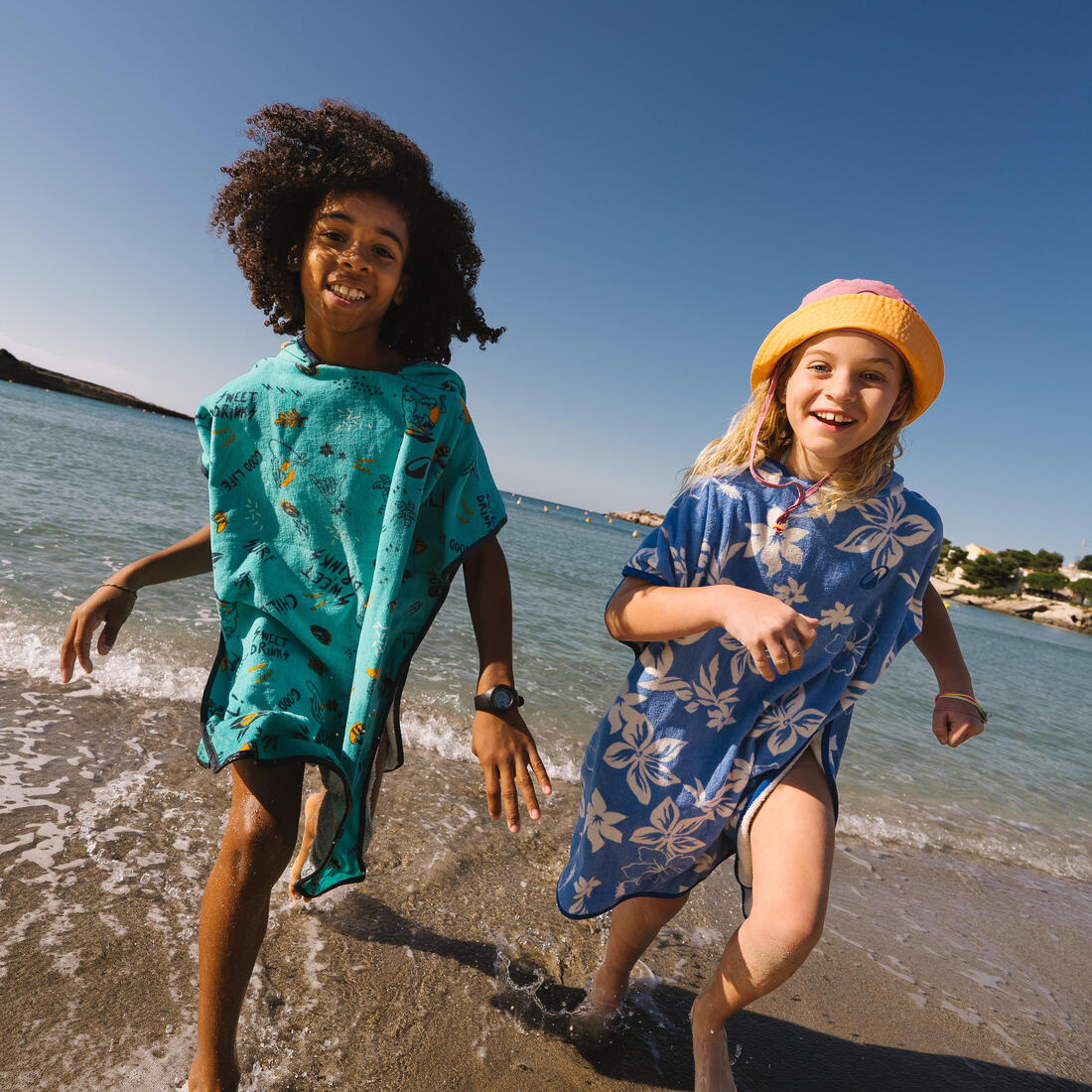 Poncho surf 500 junior (110 à 135 cm) surfy