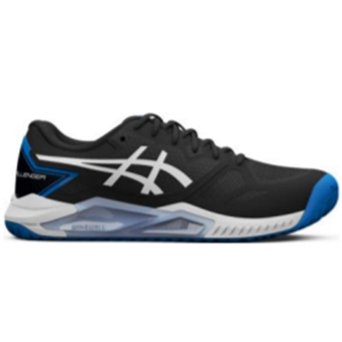 Chaussures de tennis Homme multicourt - Asics Gel Challenger 13 Noir Blanc Bleu