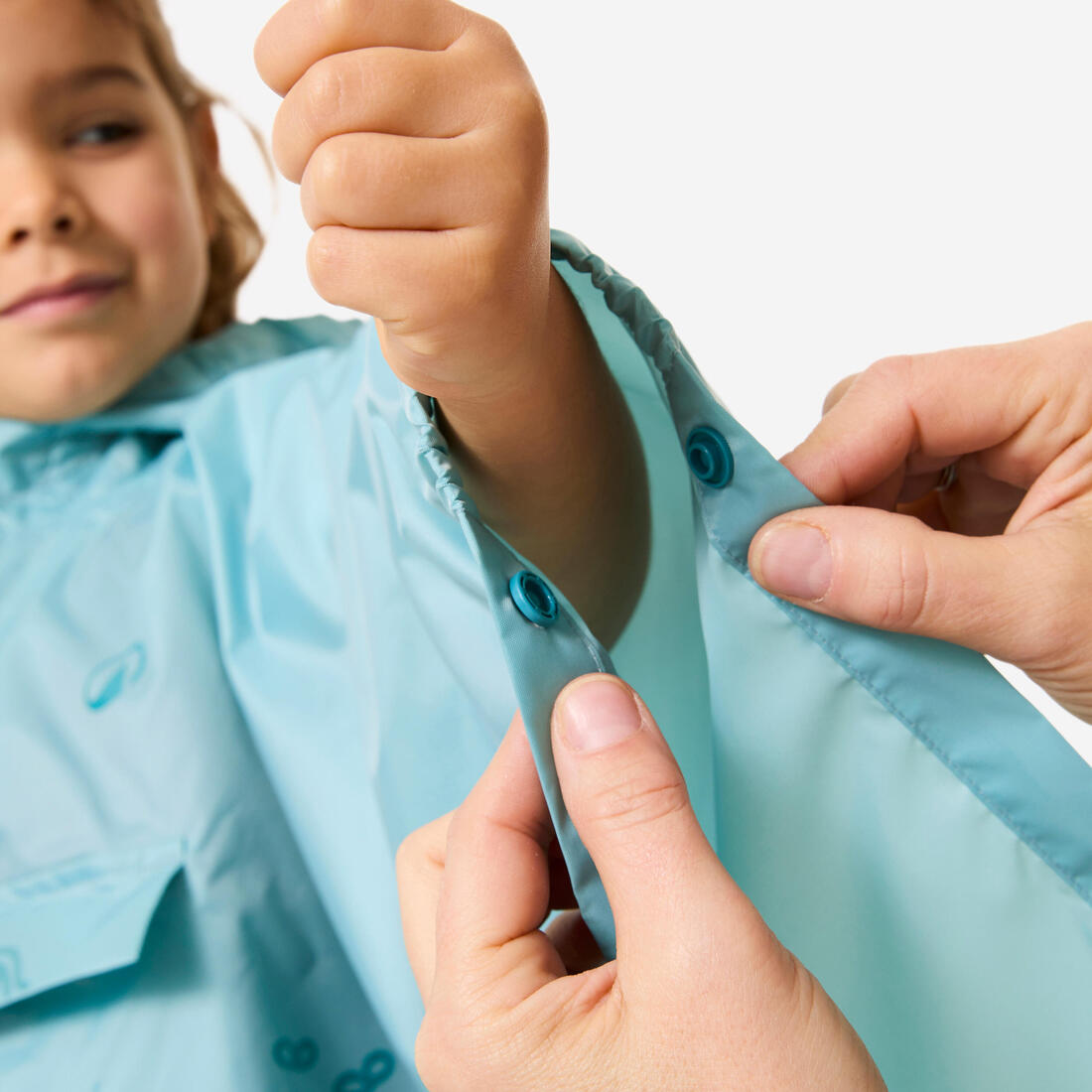 Poncho de randonnée imperméable enfant, MH100 kid