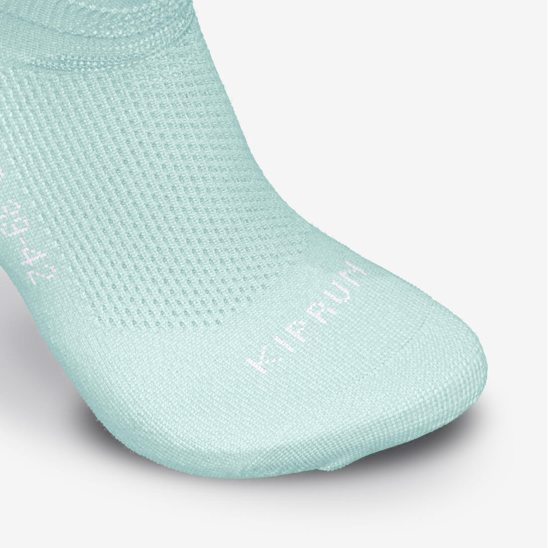 Lot de 2 paires de chaussettes de running RUN500 fines invisibles noires
