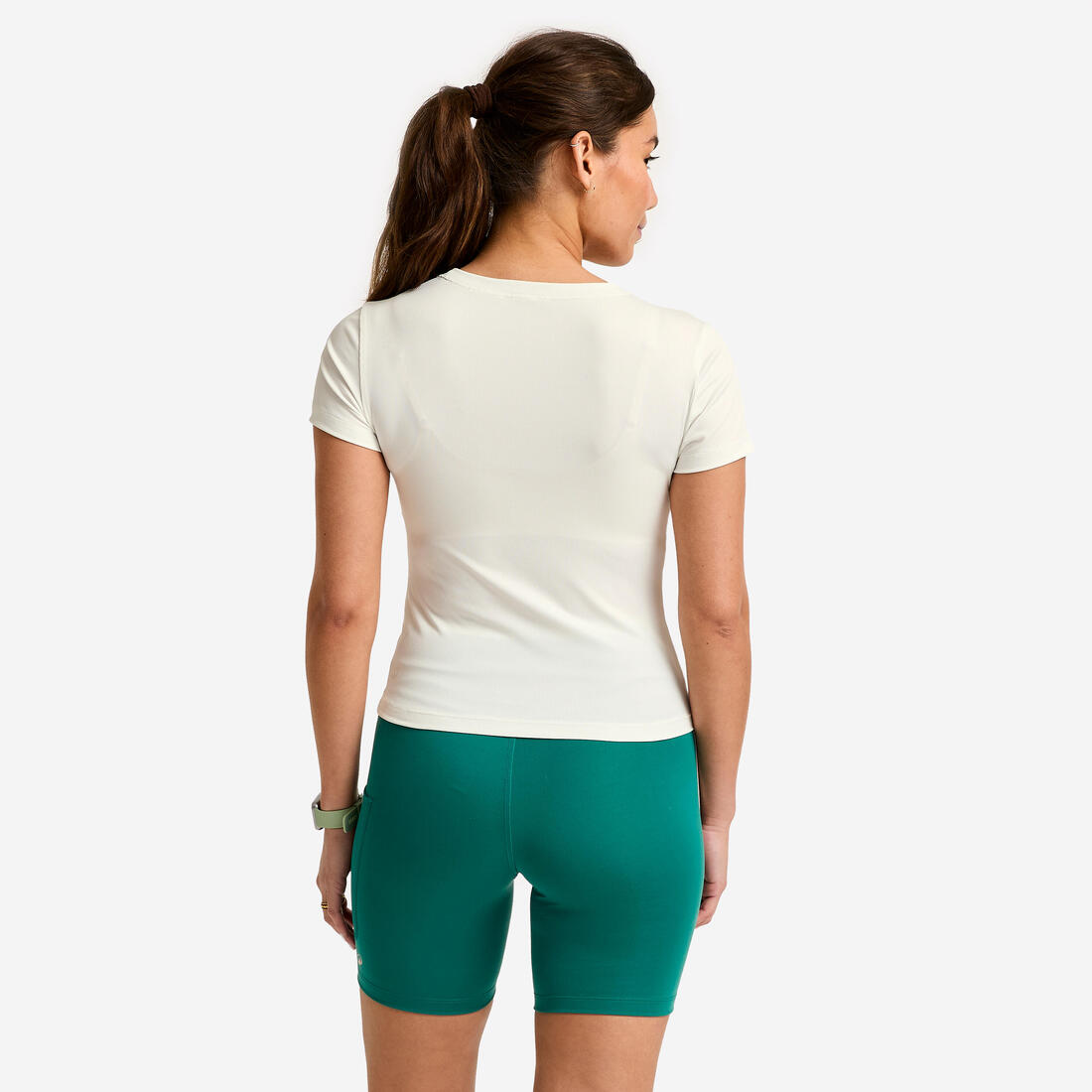 Tee-shirt côtelé femme