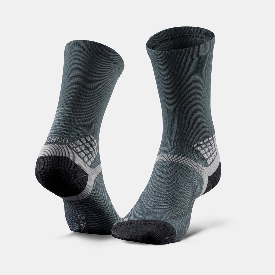 Chaussettes de randonnée hautes (2 paires) adulte, Hike 500