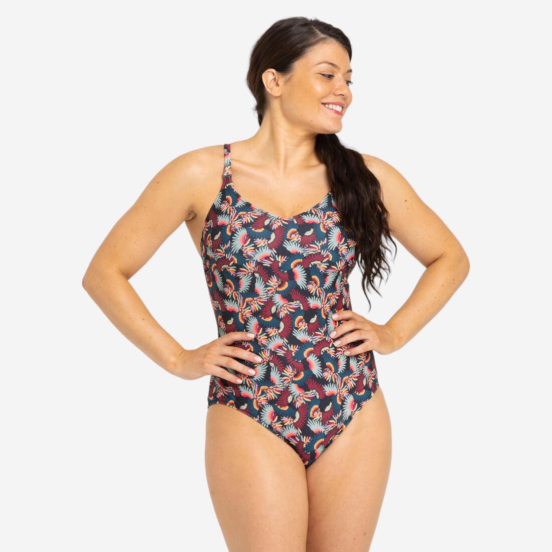 Maillot de bain 1 pièce natation loisirs femme, Lila ltara