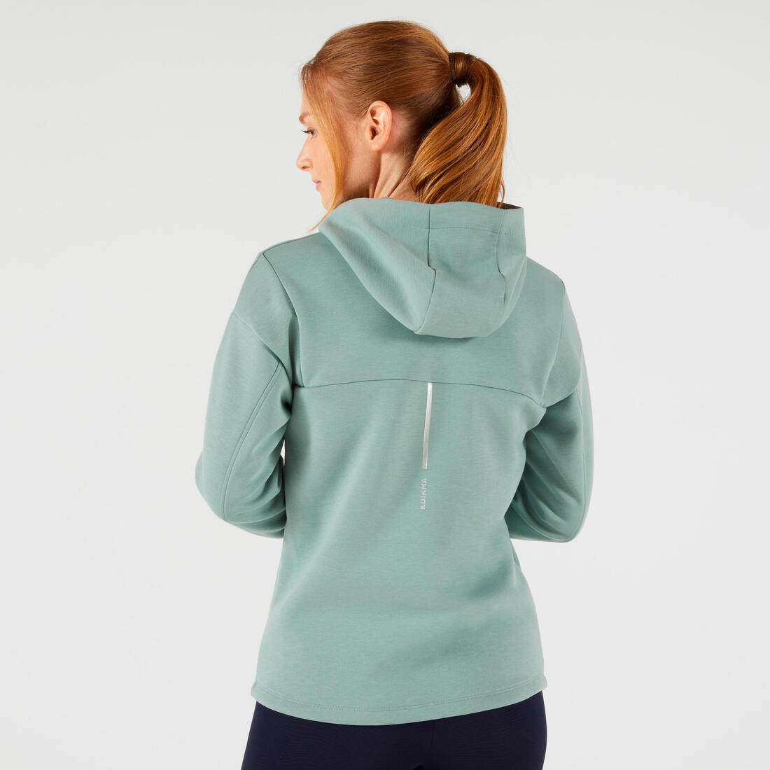 Sweat de tennis zippé à capuche, femme