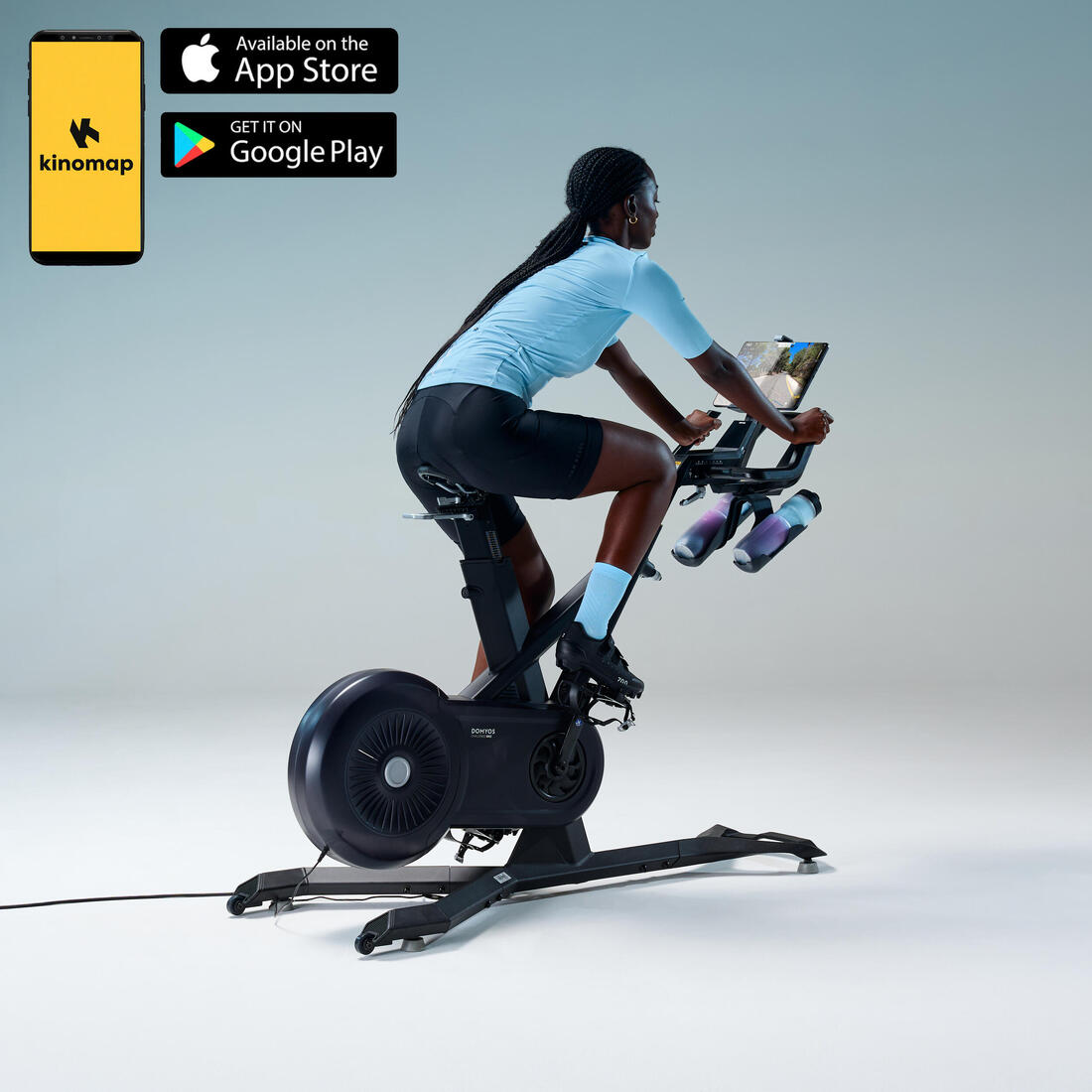 Challenge bike ultra silencieux, fluide, performant, 1500w et connecté à zwift