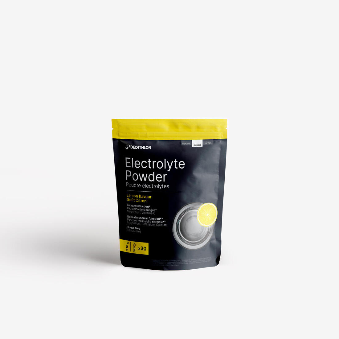 Boisson électrolytes en poudre sans sucres citron, 210g