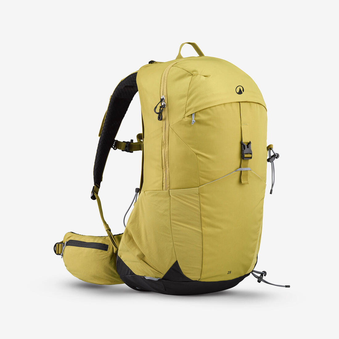 Sac à dos de randonnée ventilé 25L, MH500 khaki – khaki mangrove