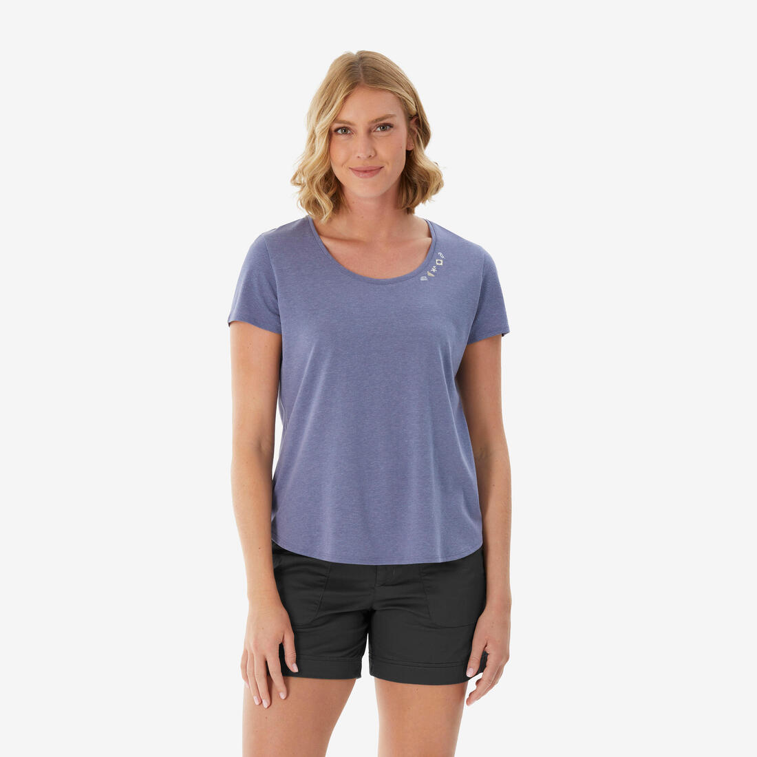 T-shirt de randonnée femme, NH500
