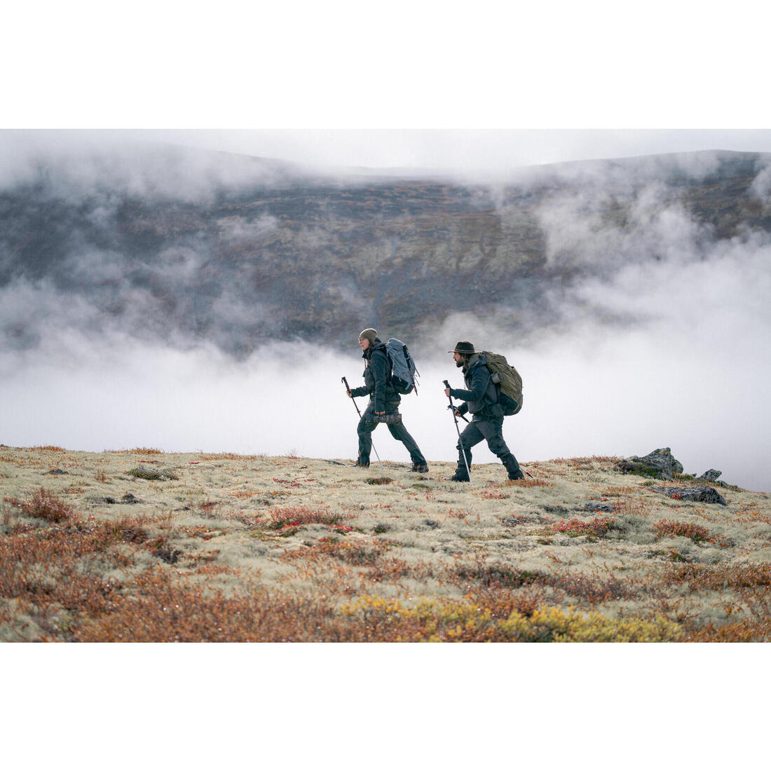 Sac à dos de trekking homme 60+10l - mt500 air