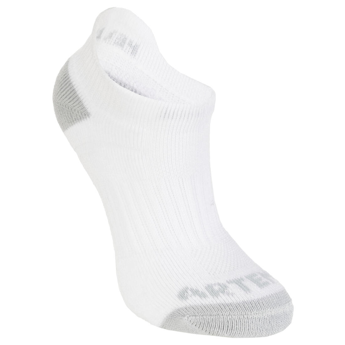 CHAUSSETTES TENNIS ENFANT BASSES ARTENGO RS 160 GRIS LOT DE 3