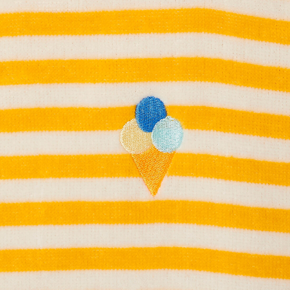 Poncho de bain bébé, rayures