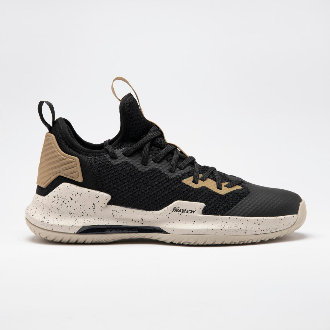 CHAUSSURES DE BASKETBALL TIGE BASSE HOMME/FEMME - FAST 500 – noir