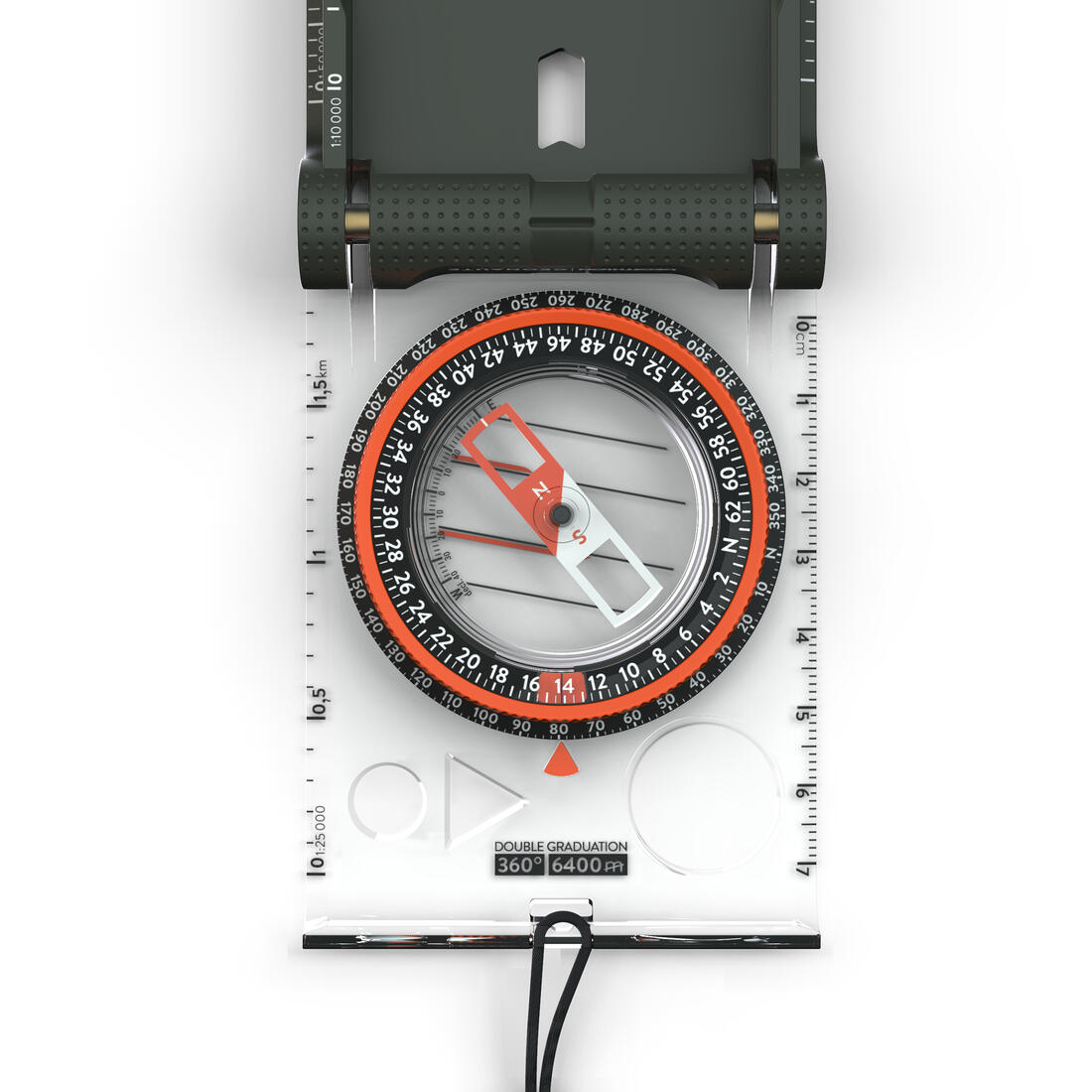 Boussole à miroir de visée en degrés et millièmes Explorer 900