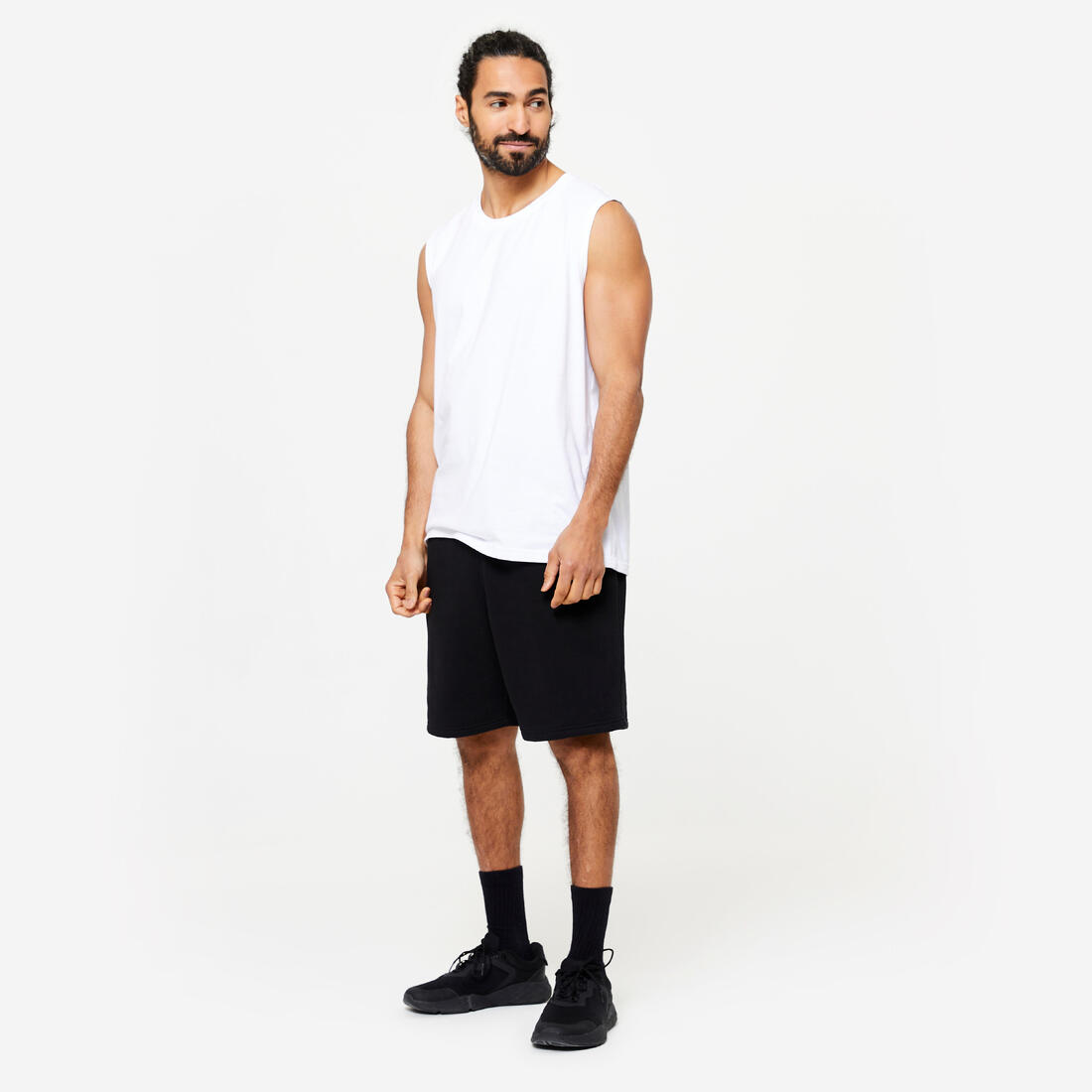 Débardeur extensible fitness homme - 500