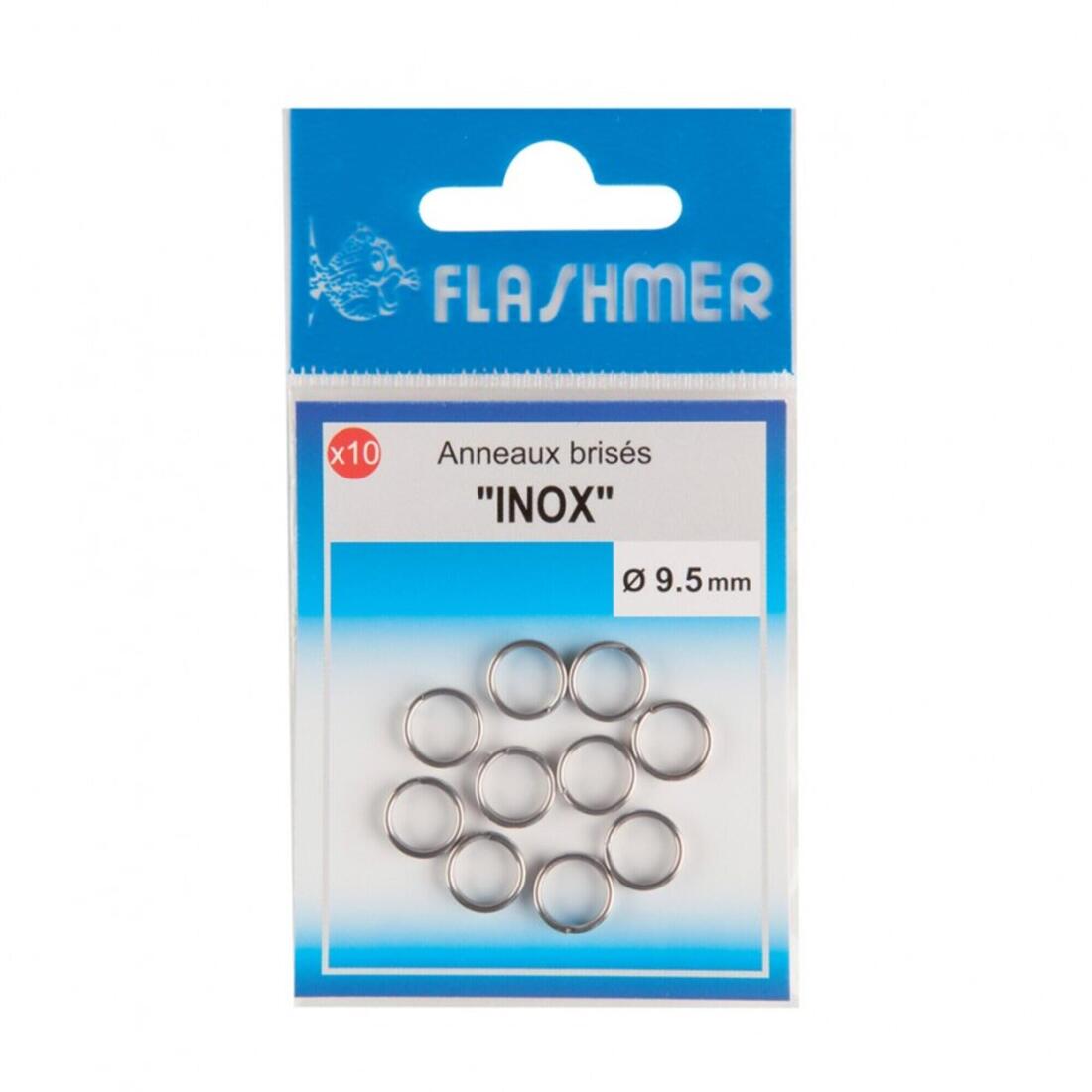 ANNEAUX BRISES INOX Ø 11 MM x10 - FLASHMER