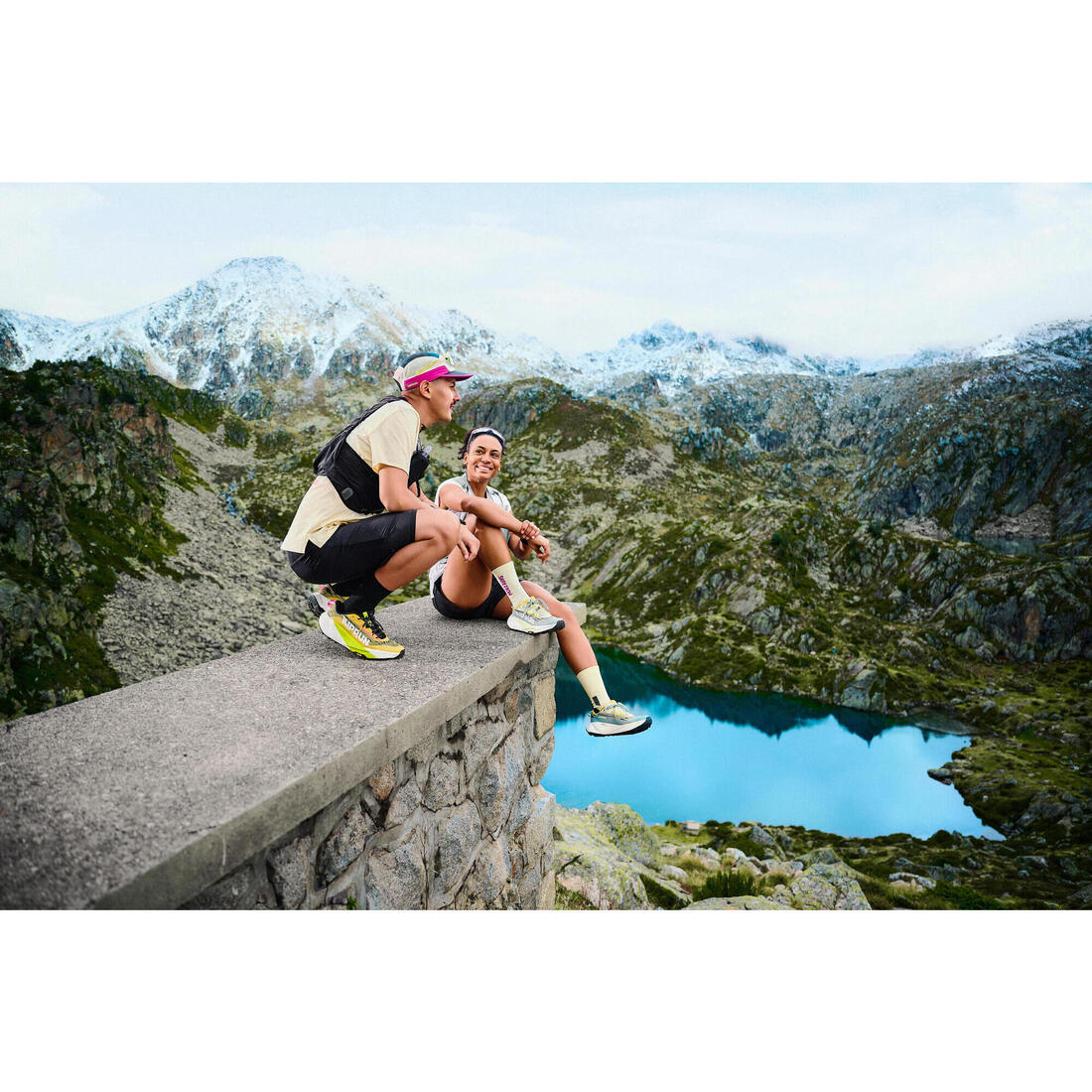 Chaussures de running trail homme, Kiprun kipsummit max, orange et