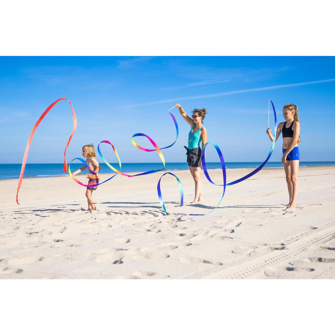 Ruban de Gymnastique Rythmique (GR) de 6 mètres Multicolore