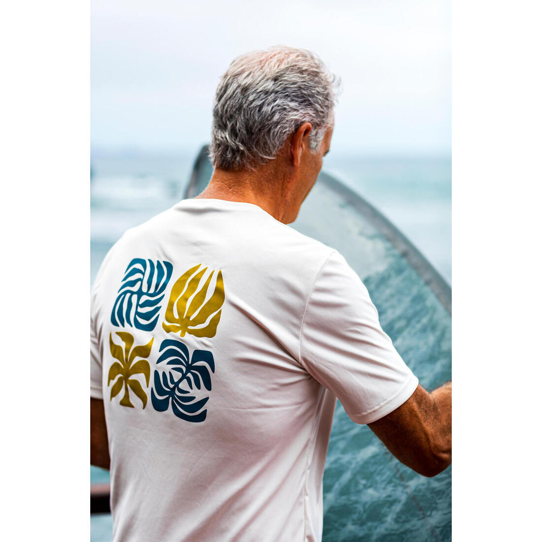 Tee shirt anti uv manches courtes homme - print