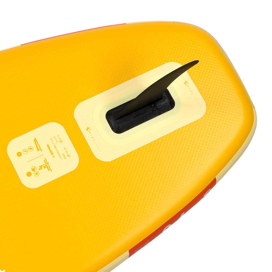 Pack Stand up paddle gonflable 9'6, 1 personne (jusqu'à 80kg)  - 100 Jaune