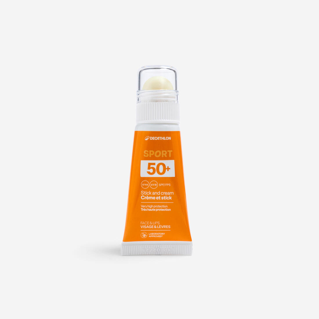 Duo crème solaire 20ml et stick lèvres 4g, SPF50+